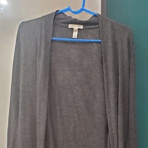 Gray cardigan